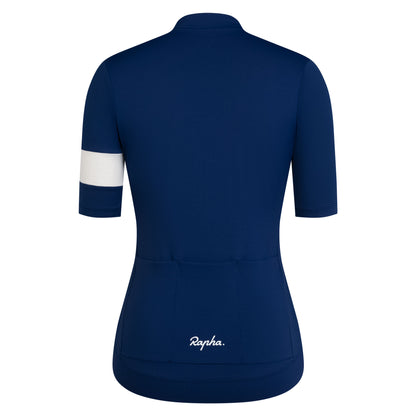 Rapha 2025 Women's Core Lightweight Jersey Navy / White image 2