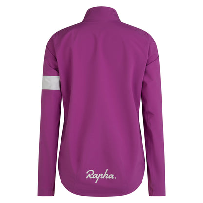 Rapha Women's Core Jacket III, Amethyst / White Rear