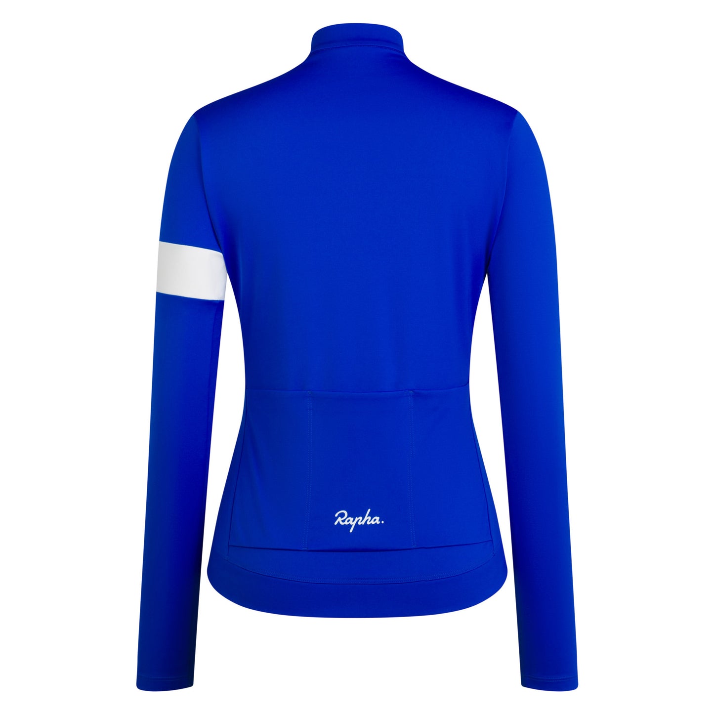 Rapha Women's Core Thermal Long Sleeve Jersey, Ultramarine / White Rear
