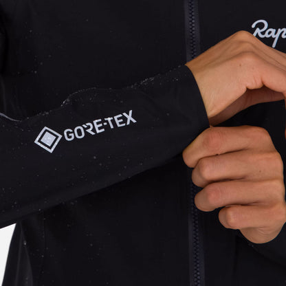 Rapha Women's Gore-Tex Rain Jacket, Black / Silver detail 1