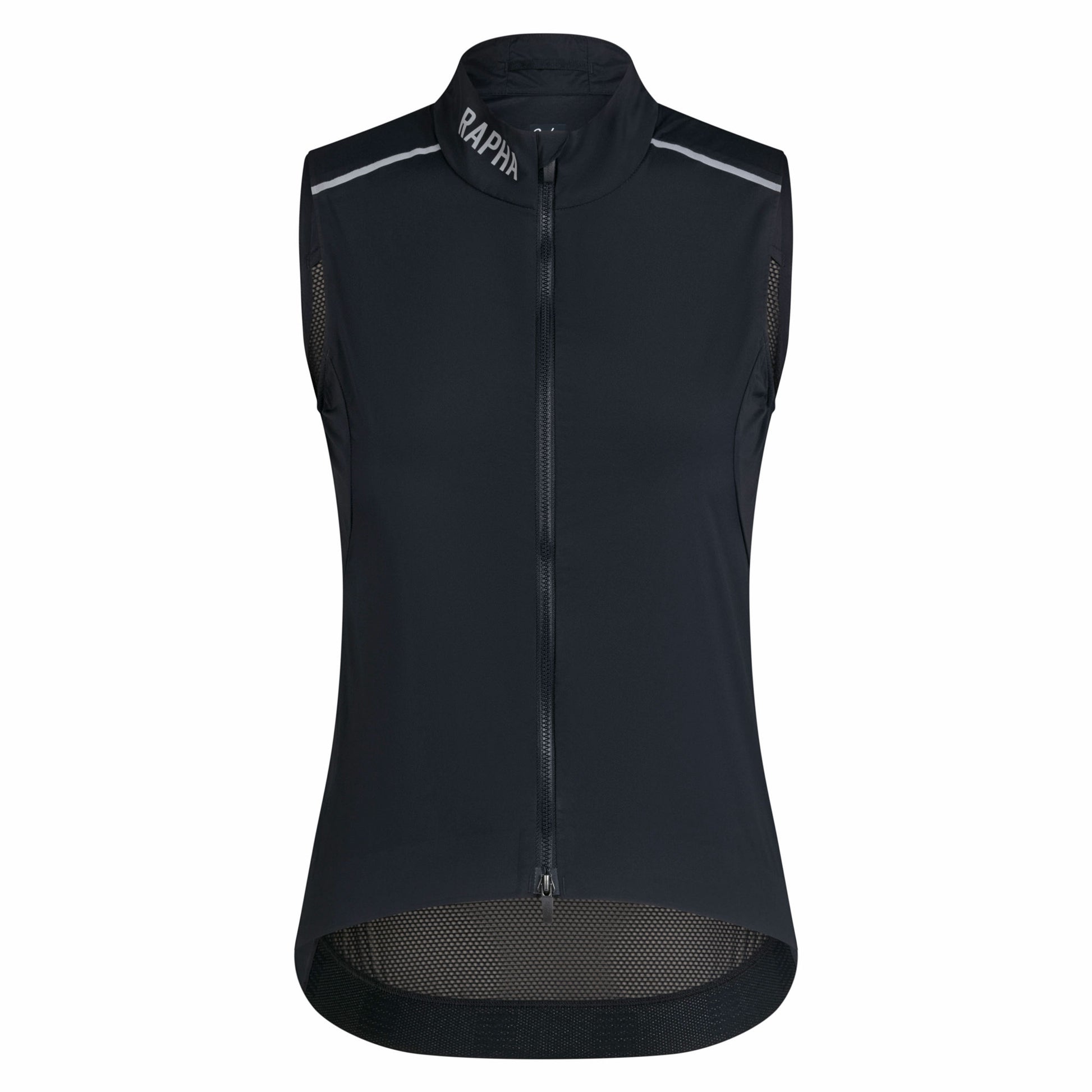 Rapha Women's Pro Team Gilet II, Black / Silver Front