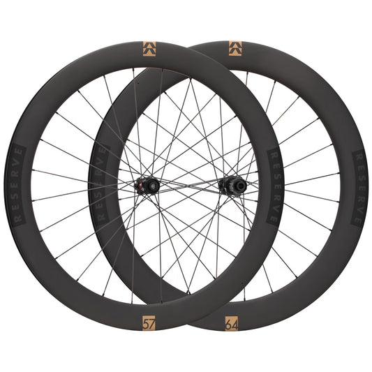 Reserve 57|64 Turbulent Aero 700C Carbon Road Bike Wheelset - DT 240 Hubs image 1