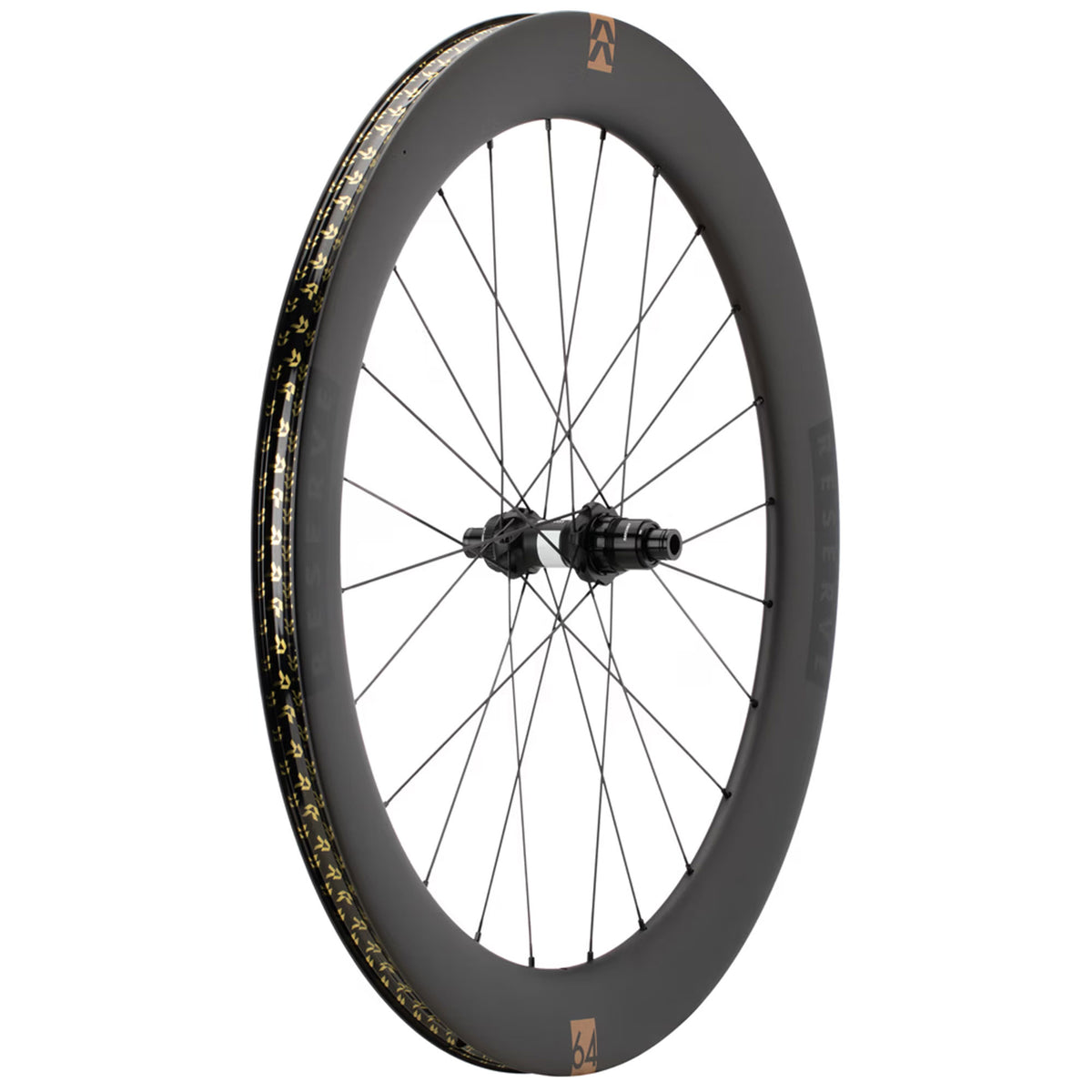 Reserve 57|64 Turbulent Aero 700C Carbon Road Bike Wheelset - DT 350 Hubs image 2