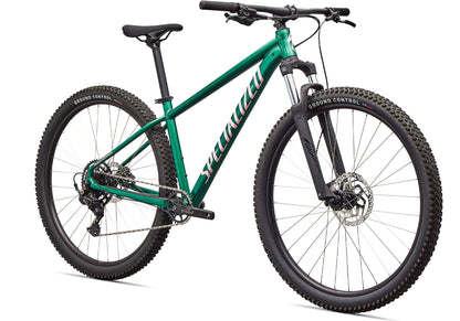 2026 Specialized Rockhopper Sport, Gloss Pine Green / Desert Rose image 1