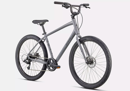 Specialized Roll 2.0 Unisex Fitness/Urban Bike Gloss Cool Grey Front View