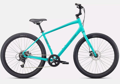 Specialized Roll 2.0 Unisex Fitness/Urban Bike Gloss Lagoon Blue Side View