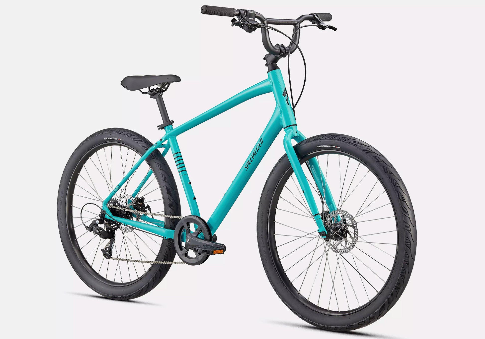 Specialized Roll 2.0 Unisex Fitness/Urban Bike Gloss Lagoon Blue Front View