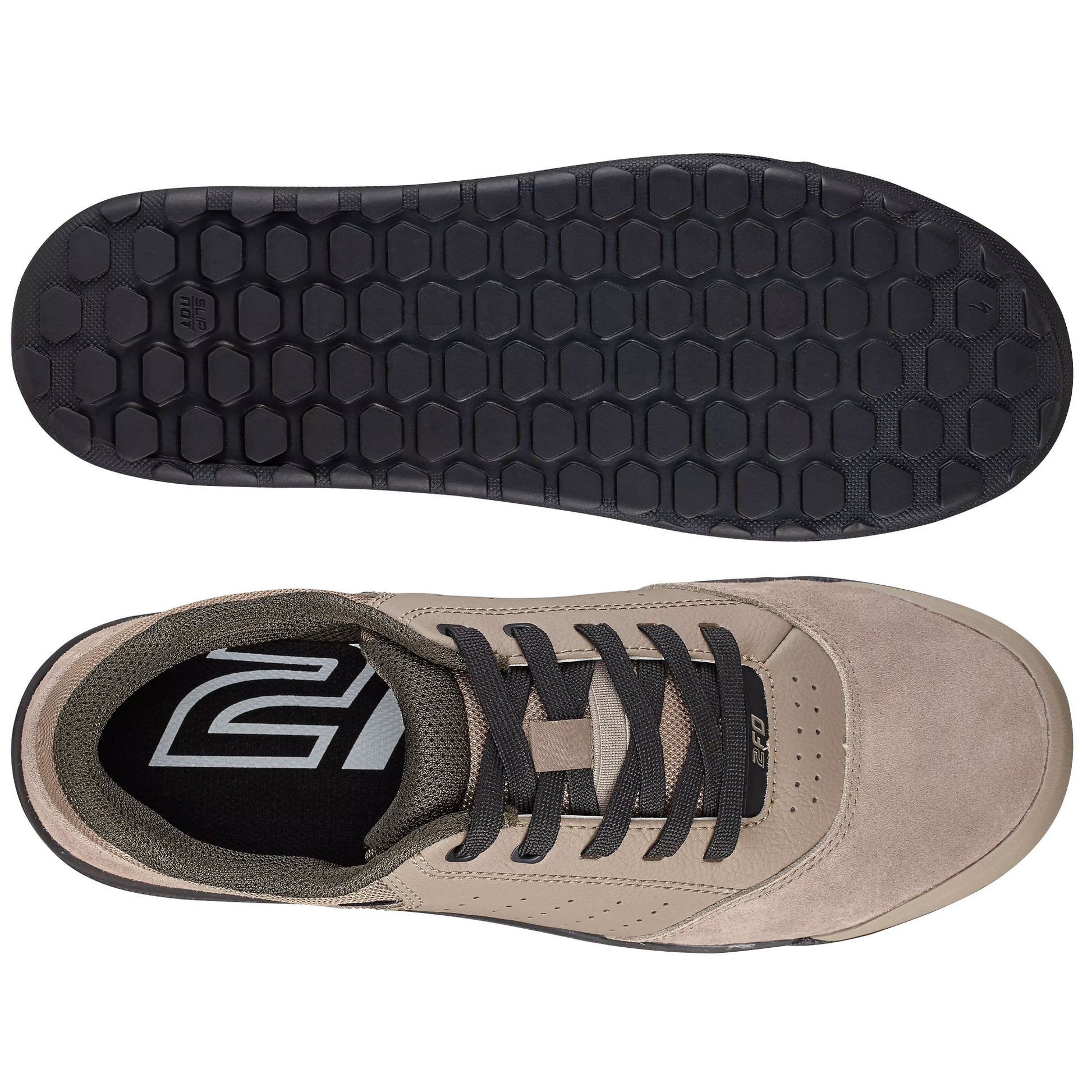 Specialized Unisex 2FO Roost Canvas Mountain Bike Shoes - Taupe/Oasis Size 36 Only image 2
