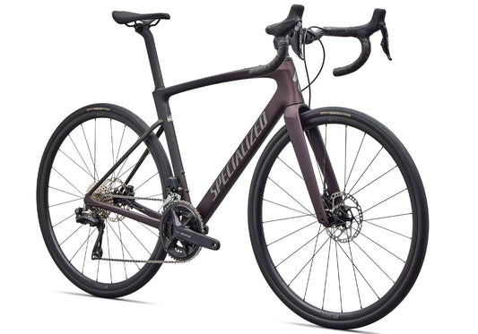 2026 Specialized Roubaix SL8 Comp 105 Di2 Unisex Road Bike, Satin Solidity Metallic image 1