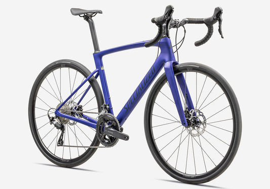 2024 Specialized Roubaix SL8 Sport 105, Unisex Road Bicycle, Metallic Sapphire/Blue Onyx