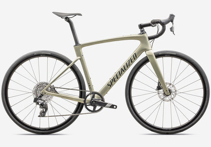 2024 Specialized Roubaix SL8 Sport Apex, Unisex Road Bike - Metallic Spruce