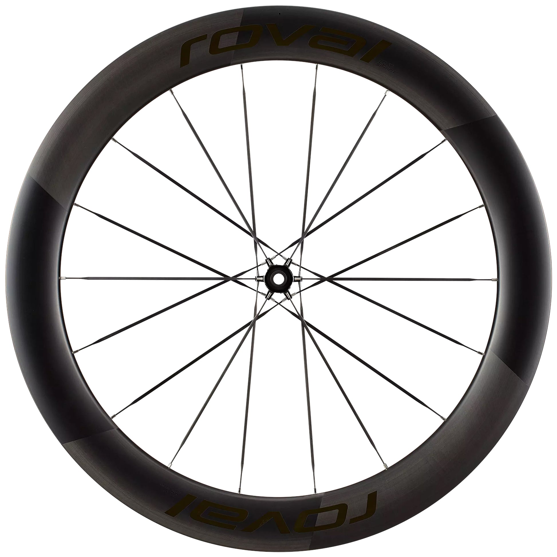 Specialized Roval Rapide Sprint CLX 700c Carbon Clincher Wheels  - Satin Carbon/Gloss Black image 3