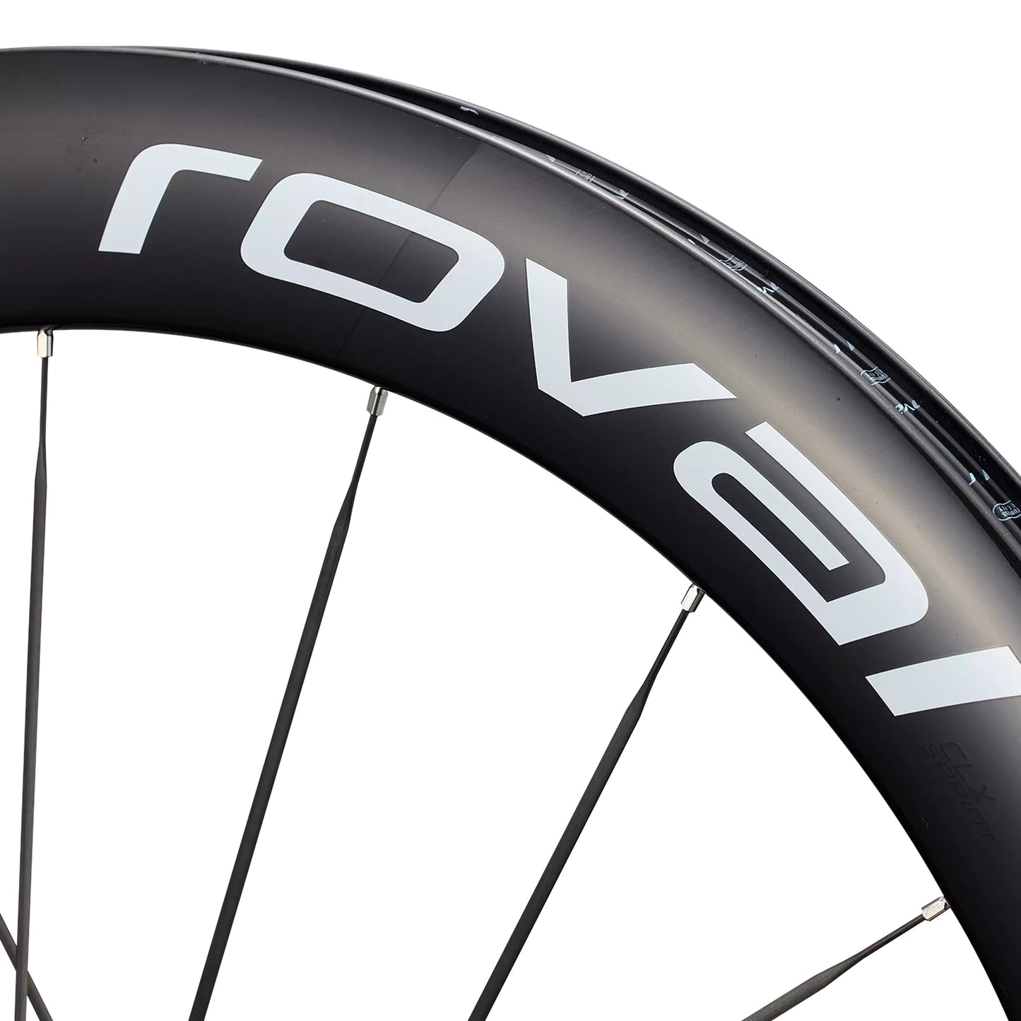 Specialized Roval Rapide Sprint CLX 700c Carbon Clincher Wheels  - Gloss Carbon/Gloss White image 4