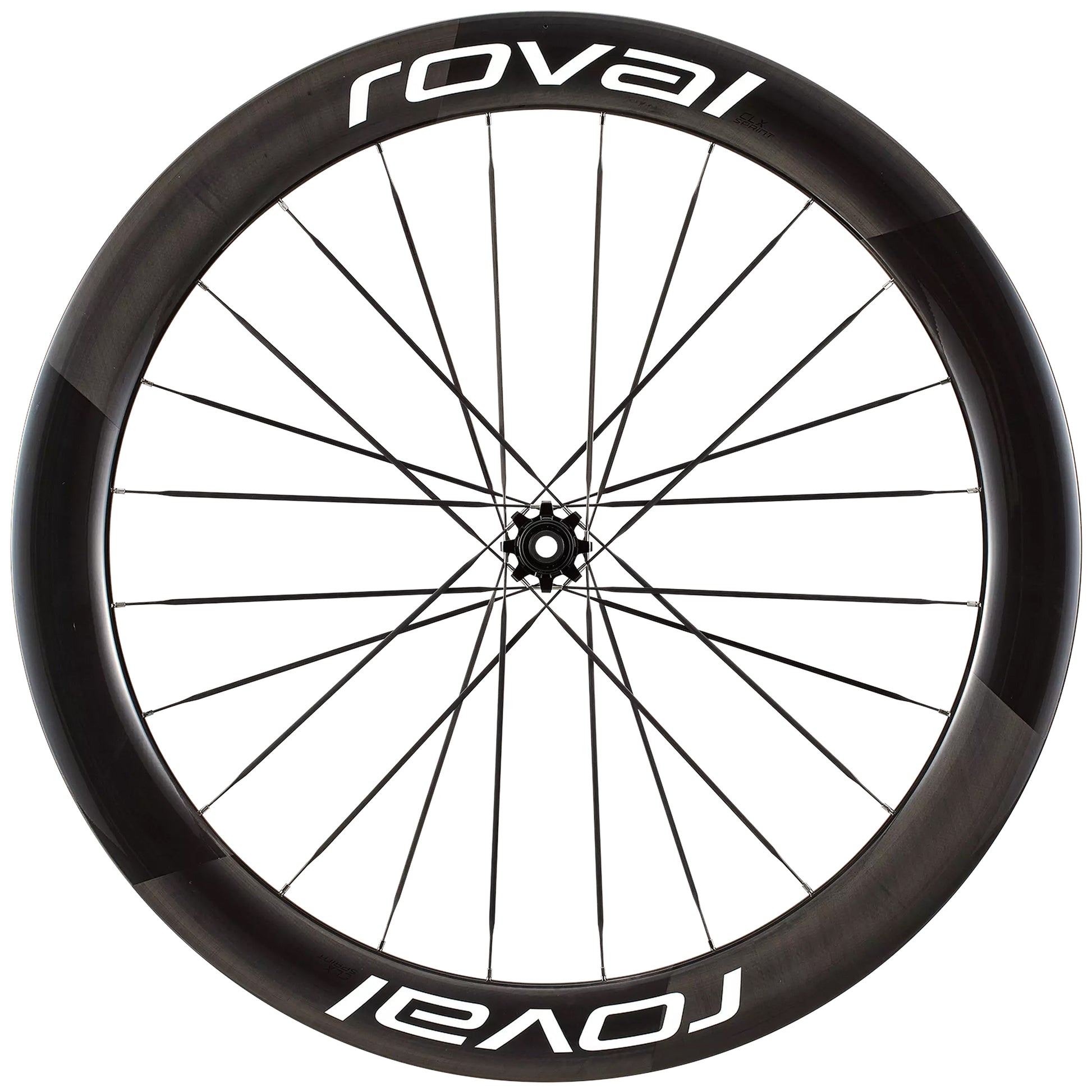 Specialized Roval Rapide Sprint CLX 700c Carbon Clincher Wheels  - Gloss Carbon/Gloss White image 2