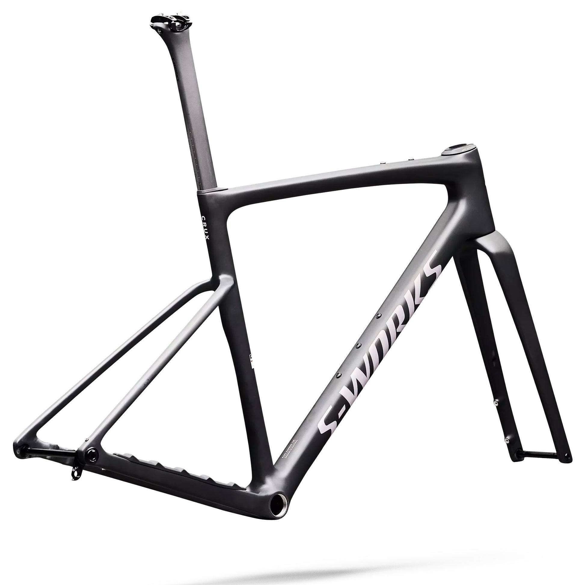 2027 Specialized S-Works Crux Frameset, Satin Carbon/Amethyst Frost image 2