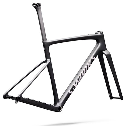 2027 Specialized S-Works Crux Frameset, Satin Carbon/Amethyst Frost image 2