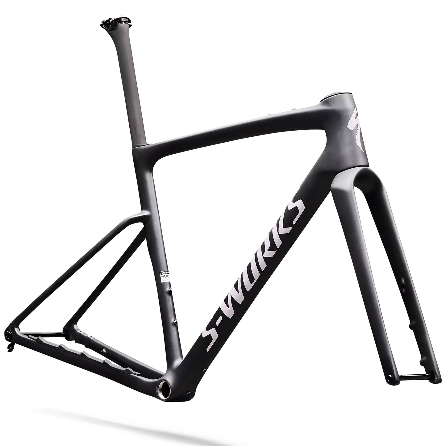 2027 Specialized S-Works Crux Frameset, Satin Carbon/Amethyst Frost image 1