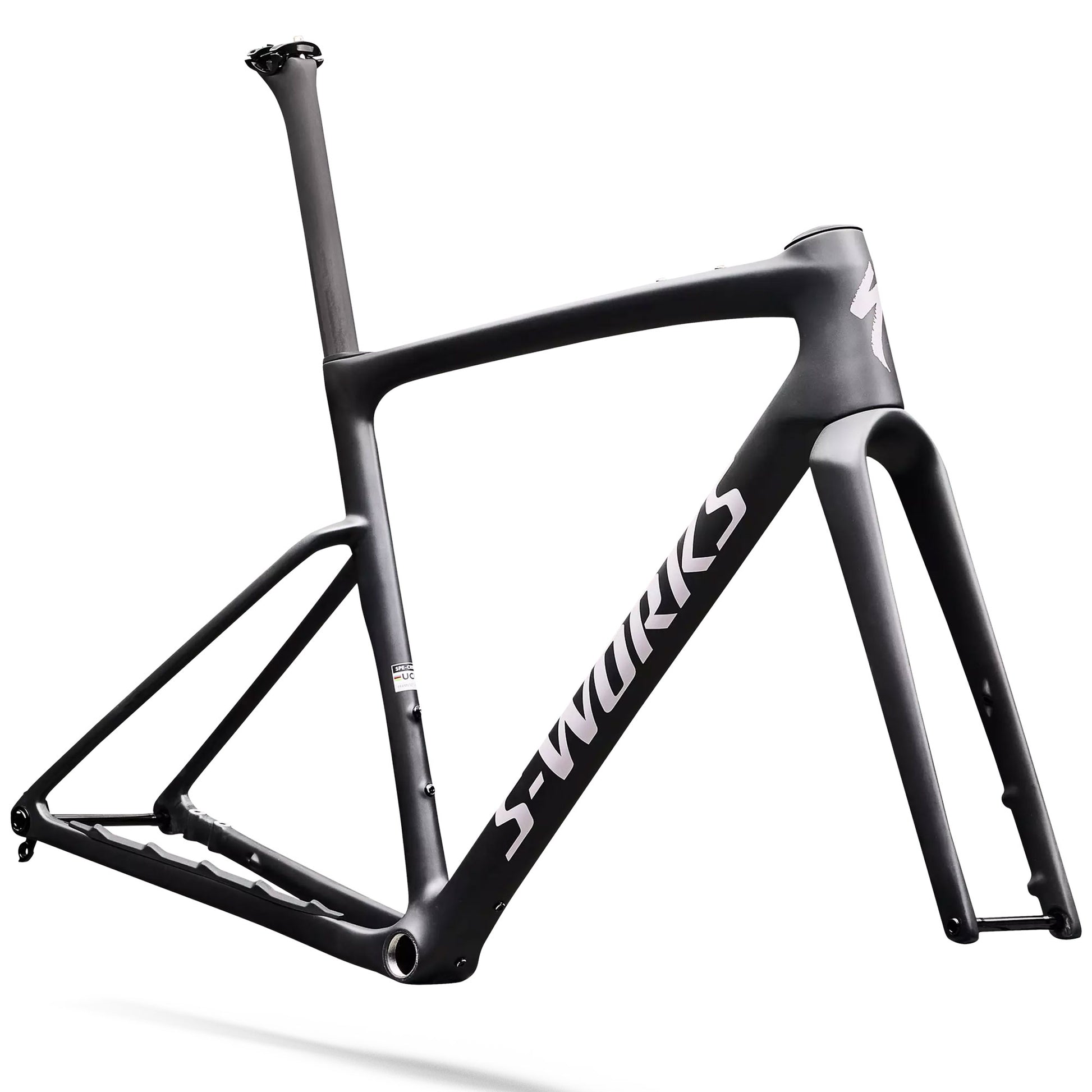 2027 Specialized S-Works Crux Frameset, Satin Carbon/Amethyst Frost image 1