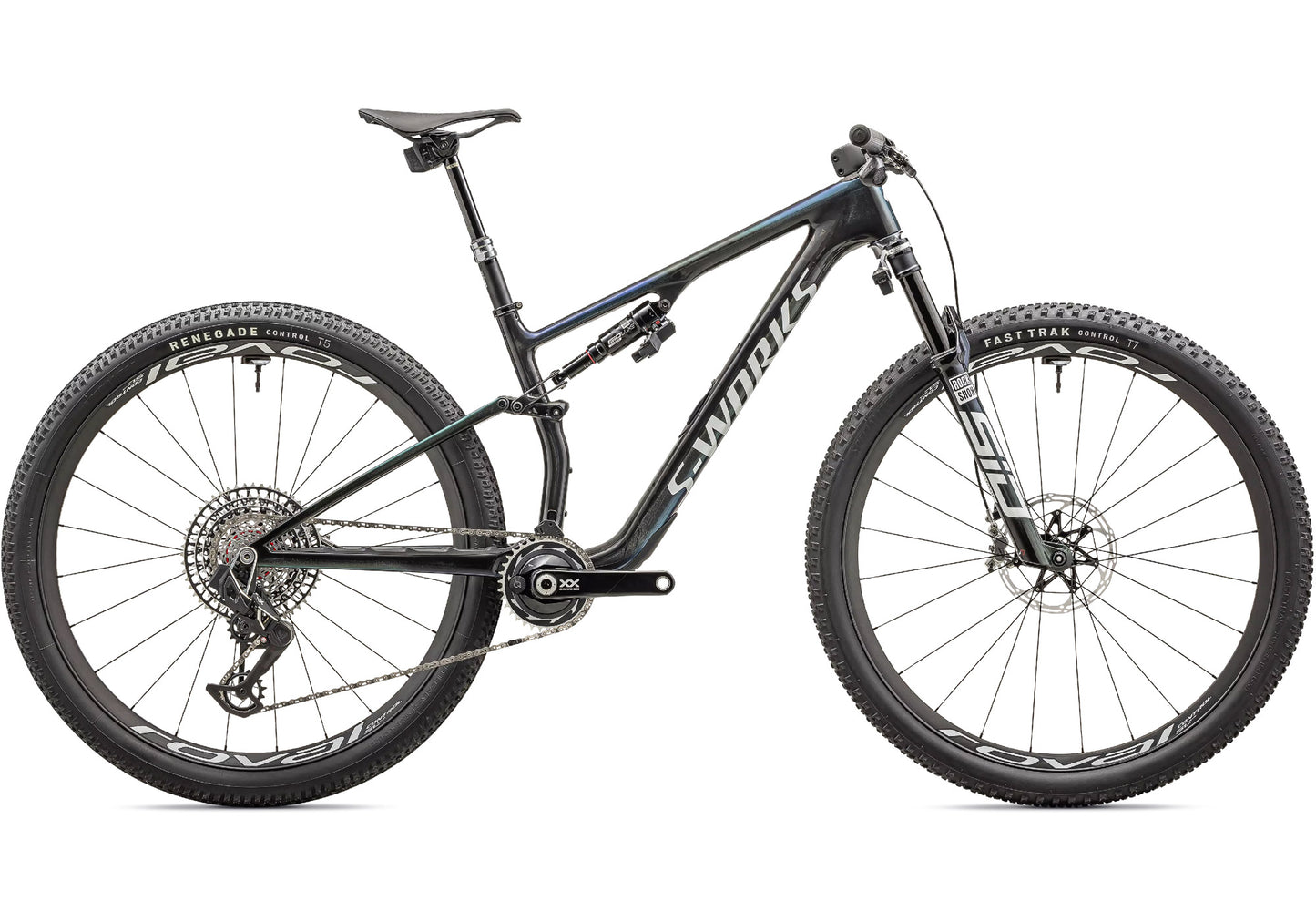 Specialized S-Works Epic 8 SRAM XX SL AXS, RockShox Ultimate Flight Attendant - Gloss Carbon, Small Only image 3