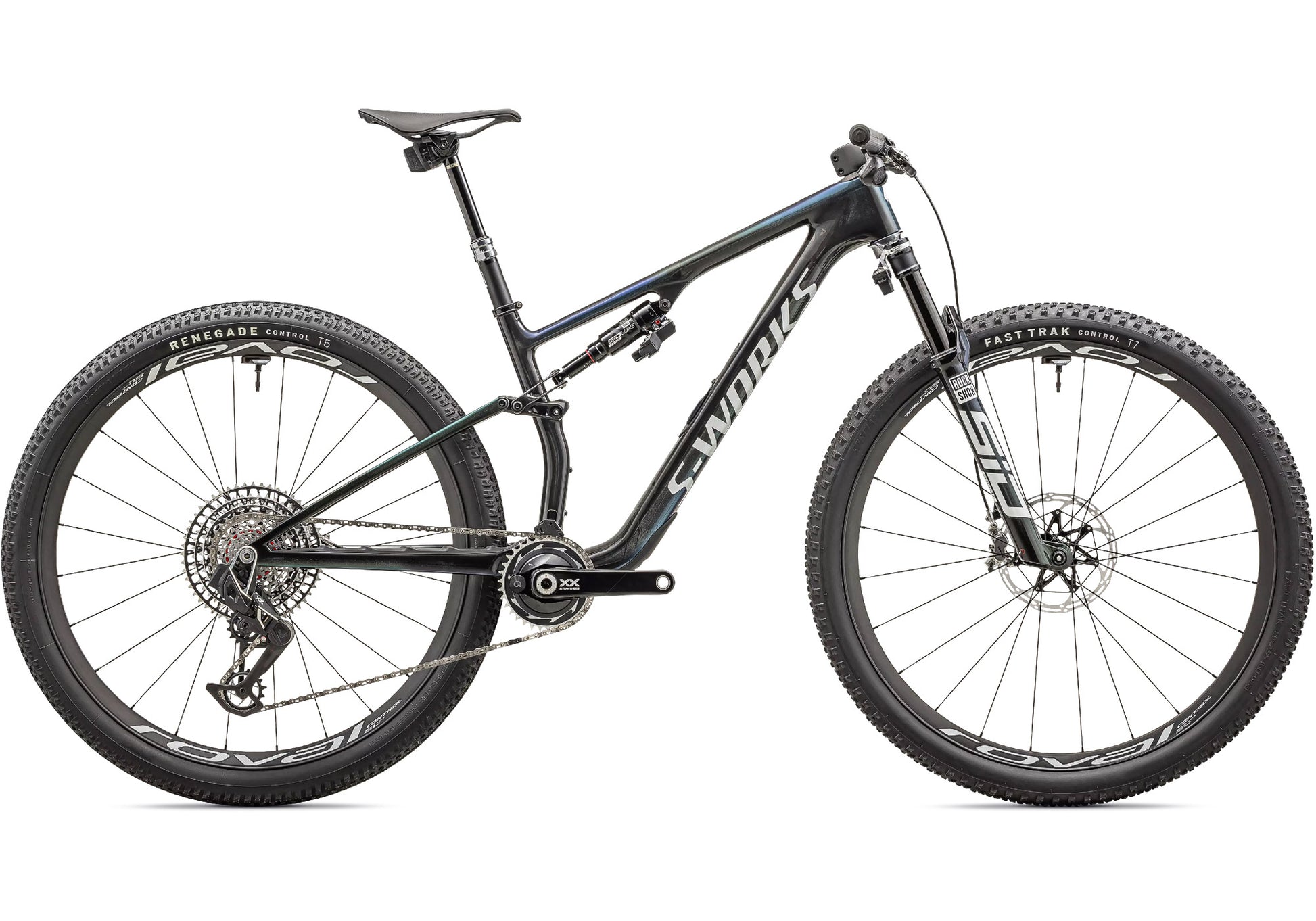 Specialized S-Works Epic 8 SRAM XX SL AXS, RockShox Ultimate Flight Attendant - Gloss Carbon, Small Only image 3