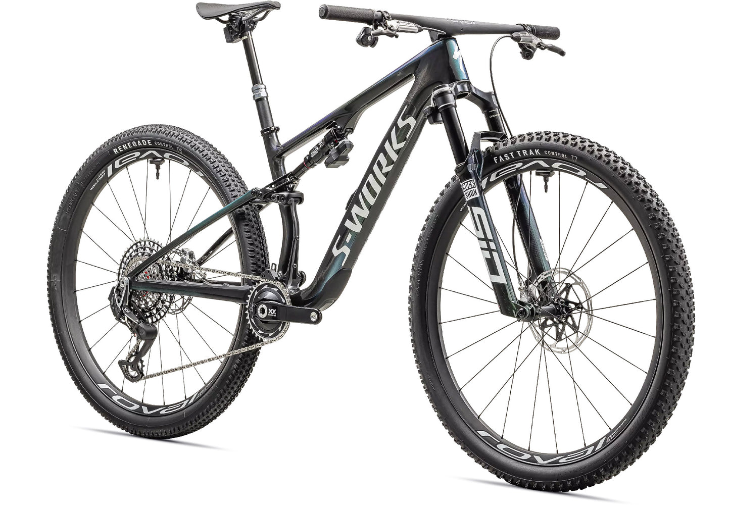 Specialized S-Works Epic 8 SRAM XX SL AXS, RockShox Ultimate Flight Attendant - Gloss Carbon, Small Only image 1