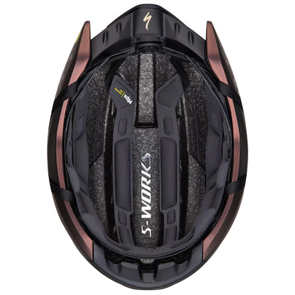 2027 Specialized S-Works Evade 4 Road Cycling Helmet Classic - Satin Root Beer image 2