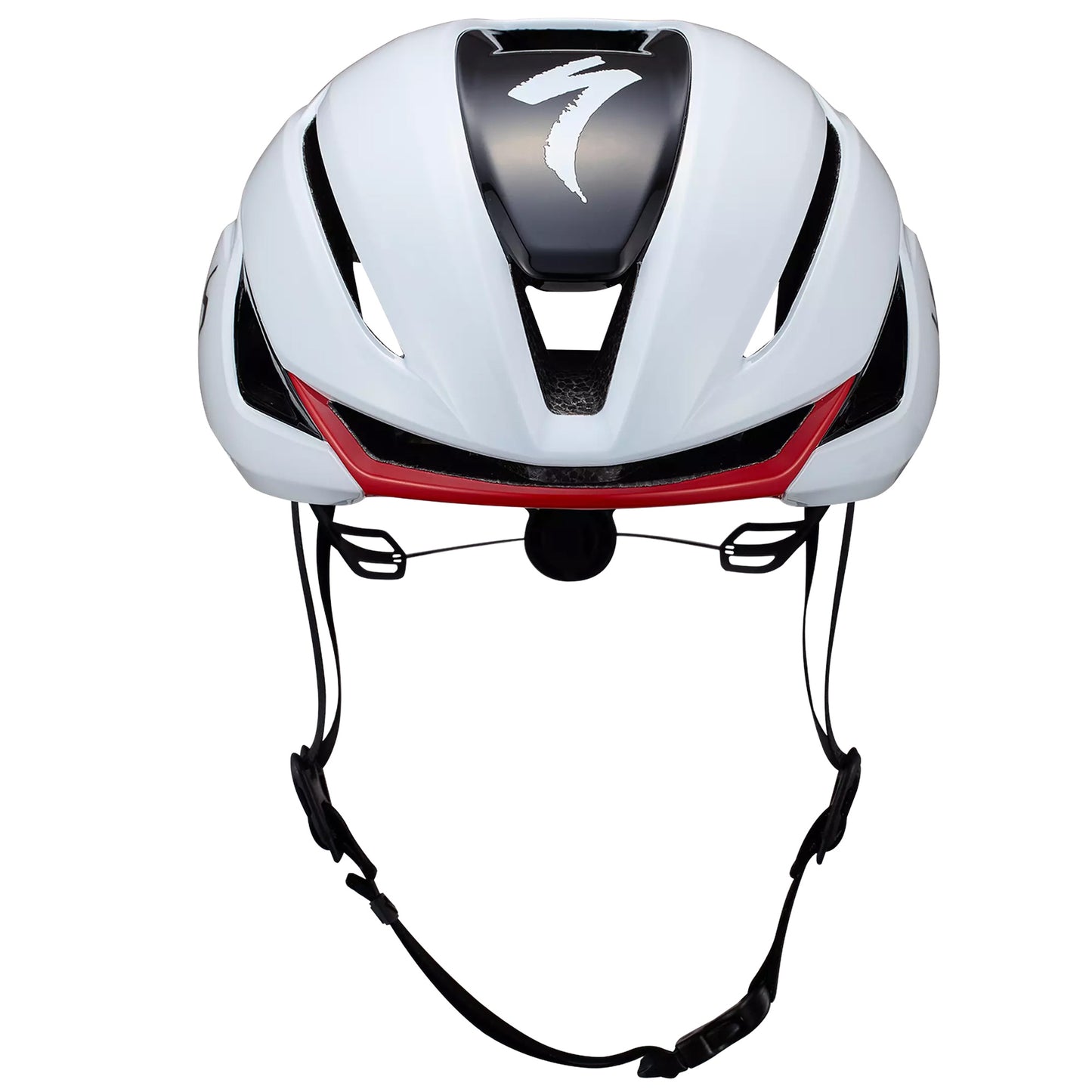 2027 Specialized Unisex S-Works Evade 4 Road Cycling Helmet Classic - White/Red image 4