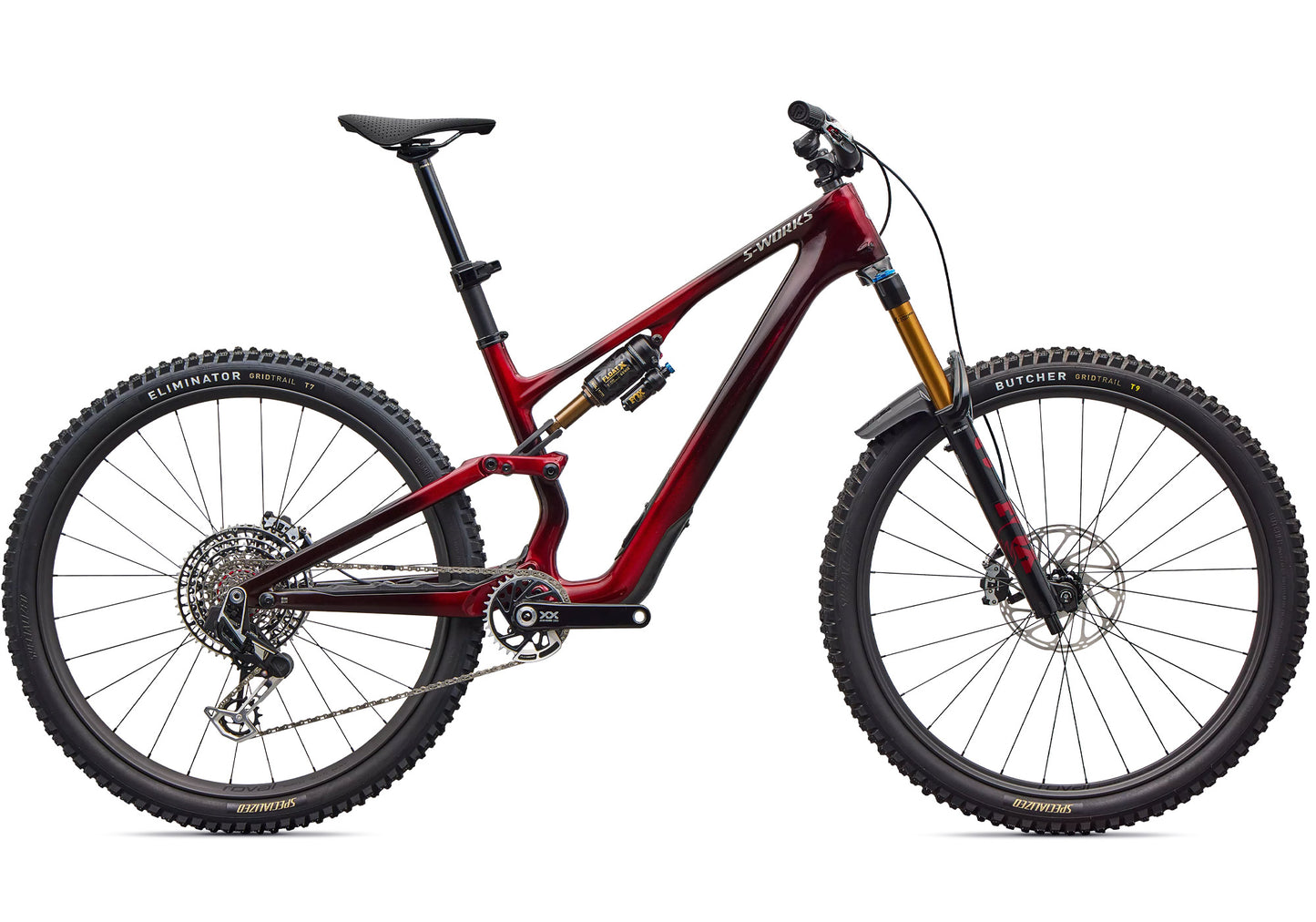 2026 Specialized S-Works Stumpjumper 15 EVO Unisex Mountain Bike, Gloss Solidity Metallic imge 3
