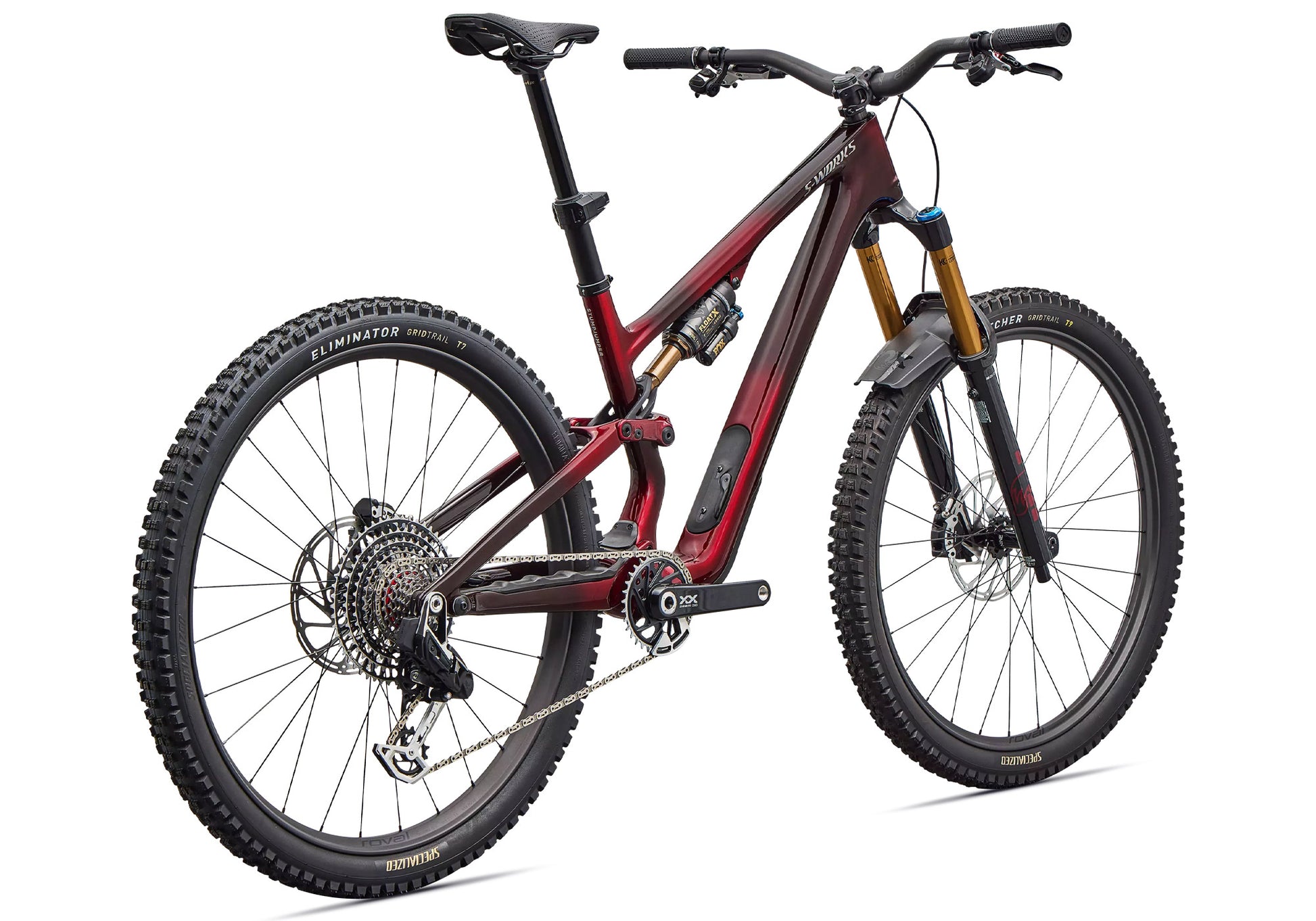 2026 Specialized S-Works Stumpjumper 15 EVO Unisex Mountain Bike, Gloss Solidity Metallic imge 2