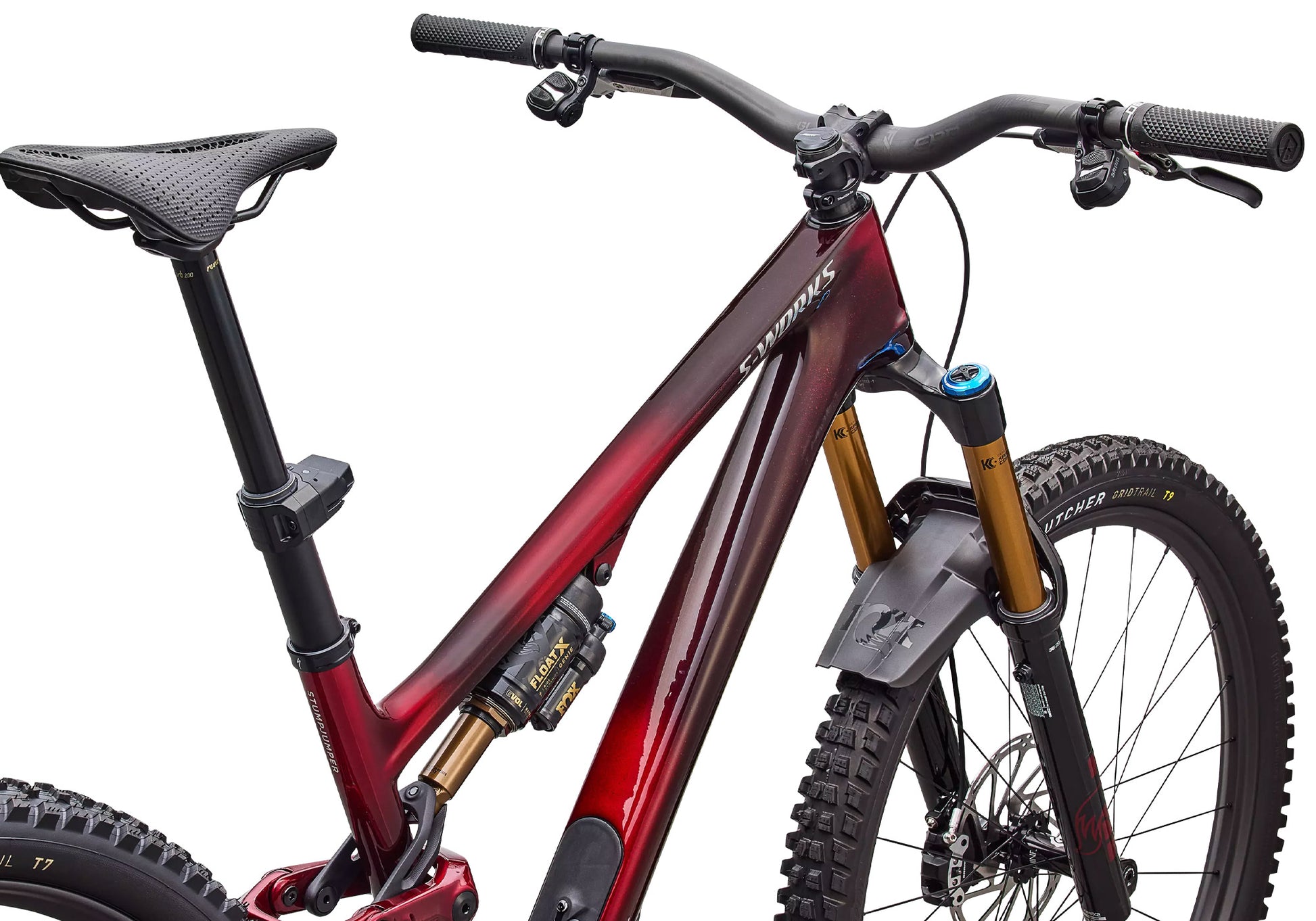 2026 Specialized S-Works Stumpjumper 15 EVO Unisex Mountain Bike, Gloss Solidity Metallic imge 6