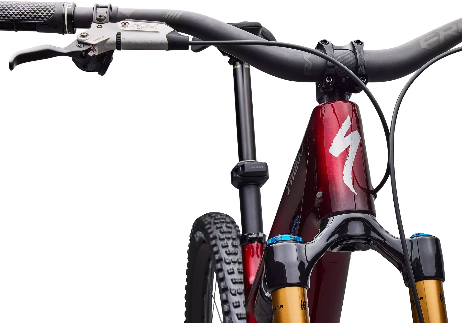 2026 Specialized S-Works Stumpjumper 15 EVO Unisex Mountain Bike, Gloss Solidity Metallic imge 5