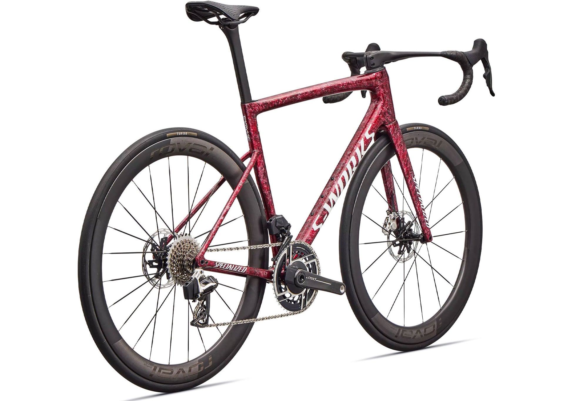 2026 Specialized S-Works Tarmac SL8 SRAM RED AXS Unisex Road Bike, Gloss Red Sky image 3