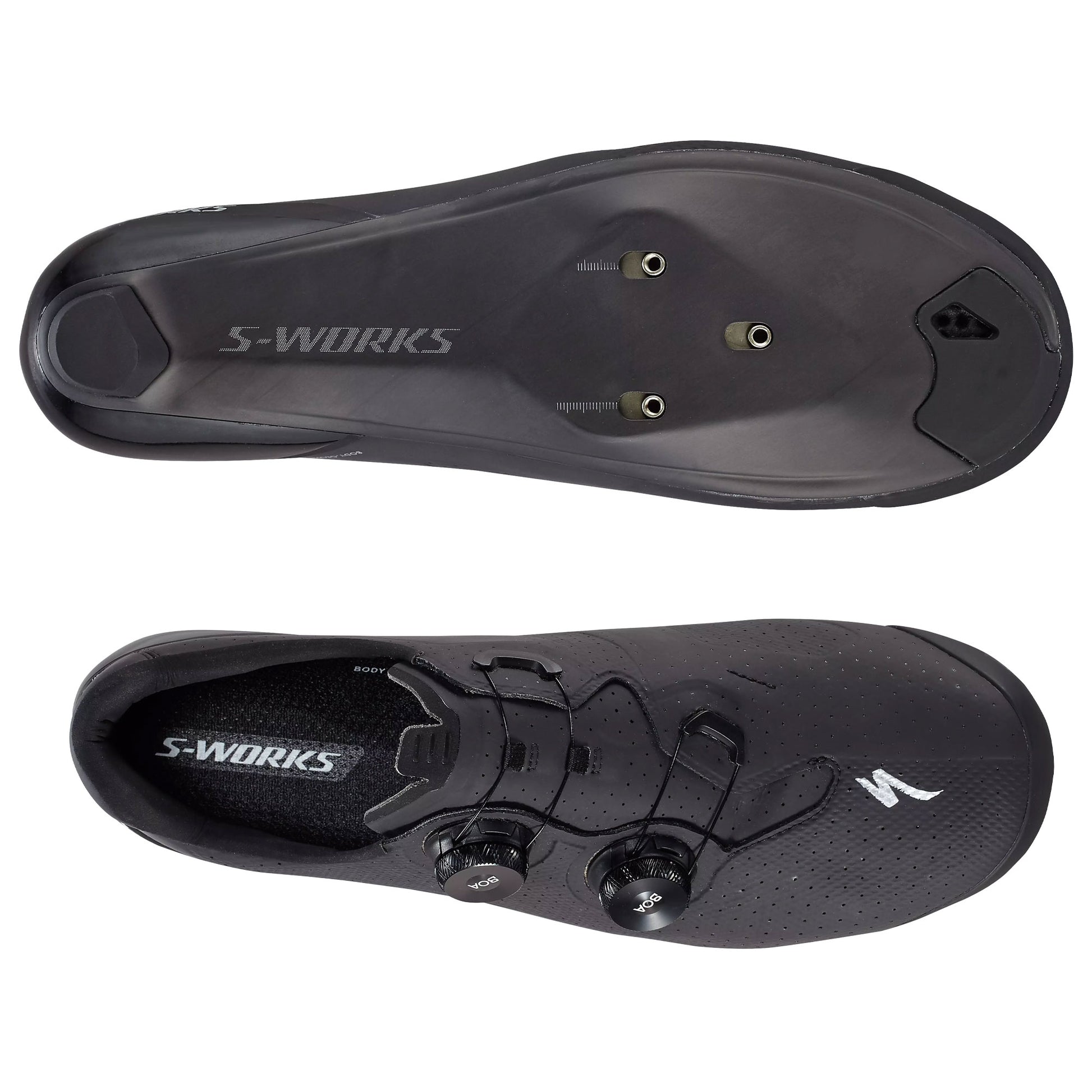 Specialized S-Works Torch Shoes, Black - Narrow Foot Fitting 61022-0236,61022-0237,61022-0238,61022-02385,61022-0239,61022-02395,61022-0240,61022-02405,61022-0241,61022-0242,61022-0243,61022-0244,61022-02445,61022-0245,61022-02465 image 3