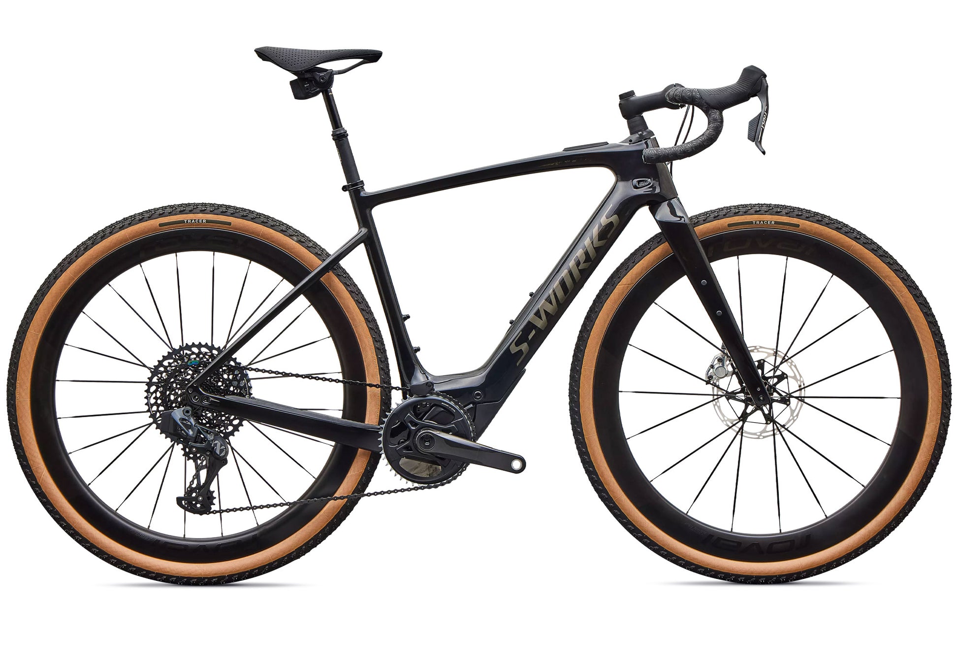 2027 Specialized S-Works Turbo Creo 2 Unisex Electric Road Bike - Gloss Carbon/Chrome image 2