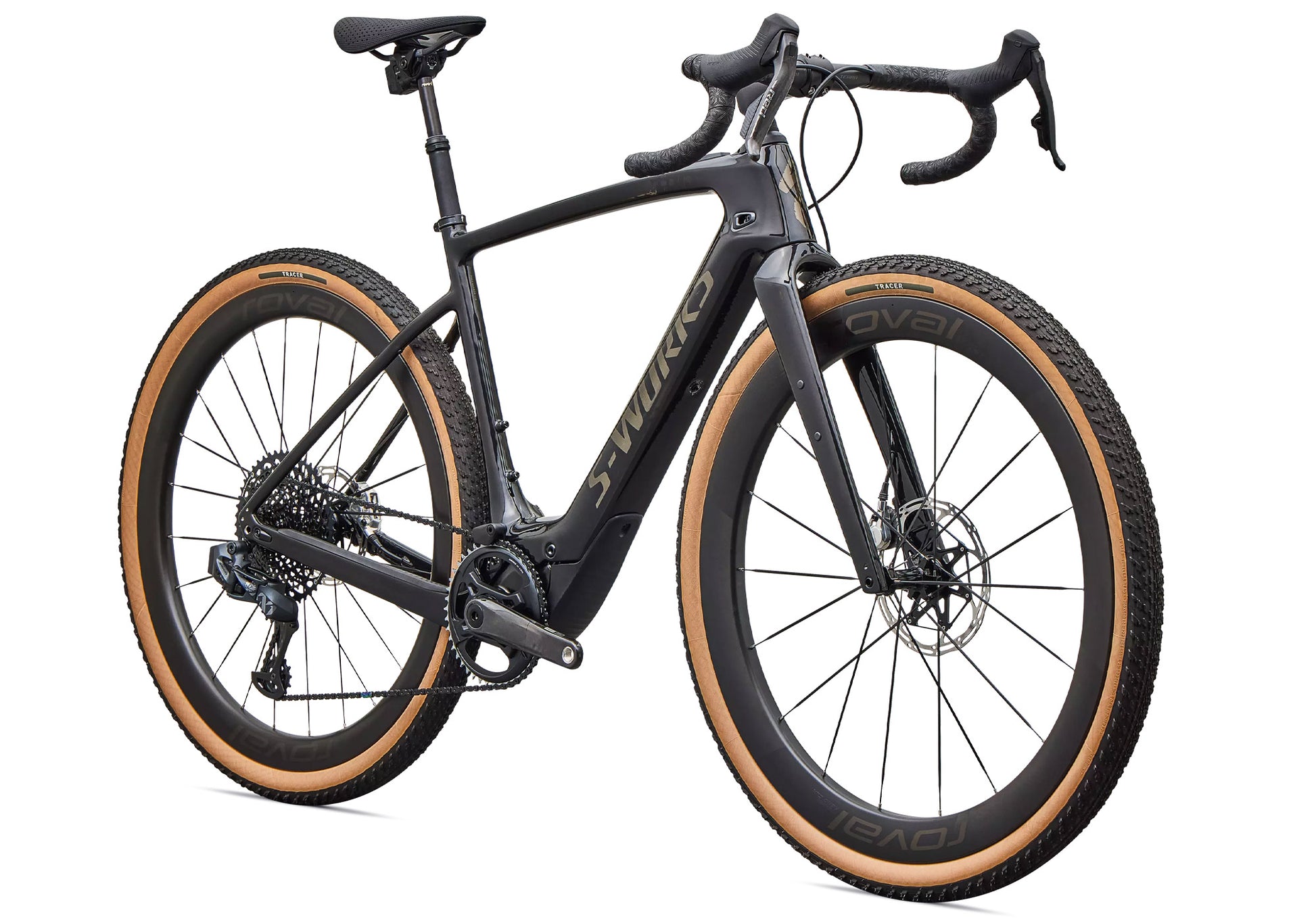 2027 Specialized S-Works Turbo Creo 2 Unisex Electric Road Bike - Gloss Carbon/Chrome image 1