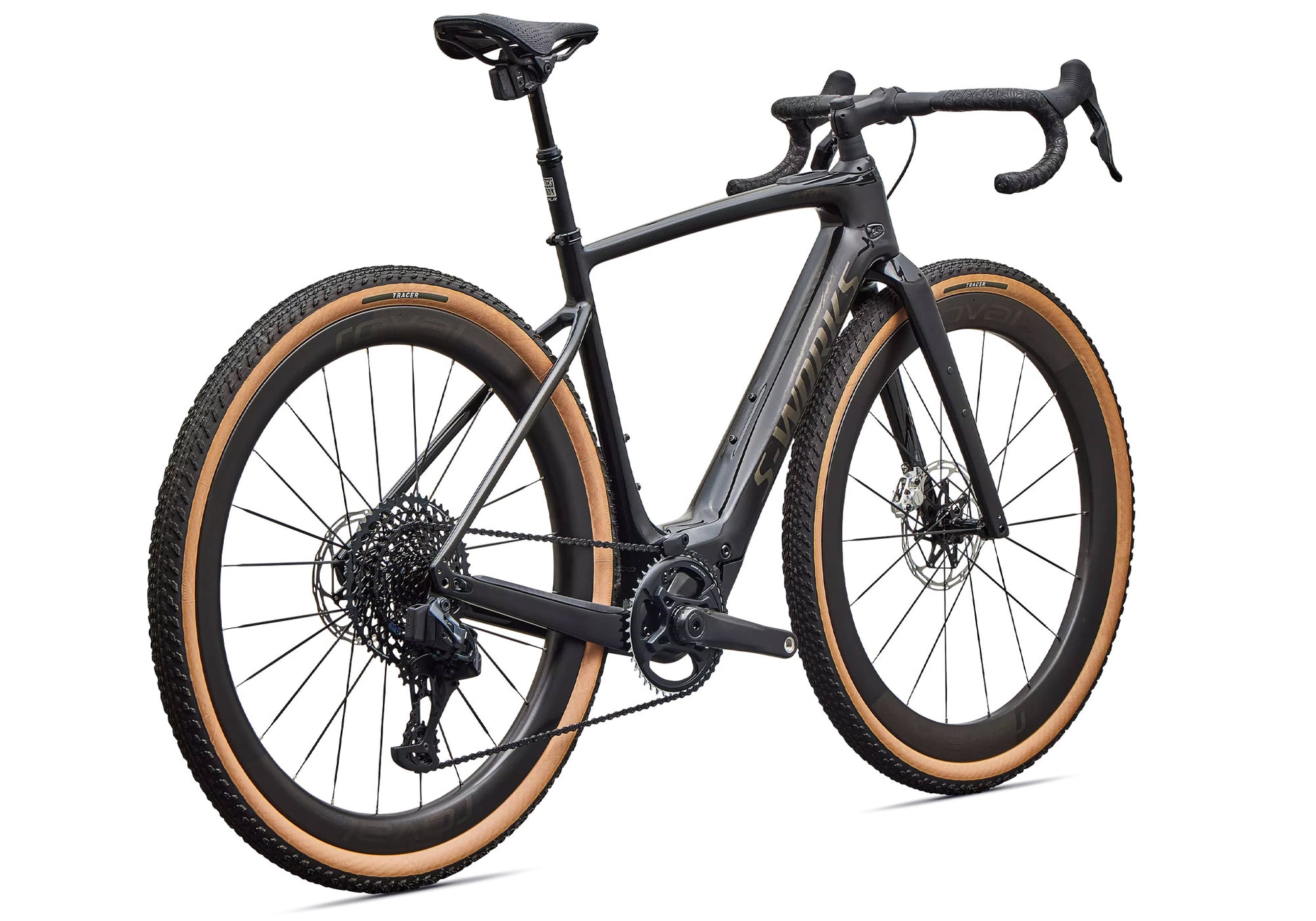 2027 Specialized S-Works Turbo Creo 2 Unisex Electric Road Bike - Gloss Carbon/Chrome image 3