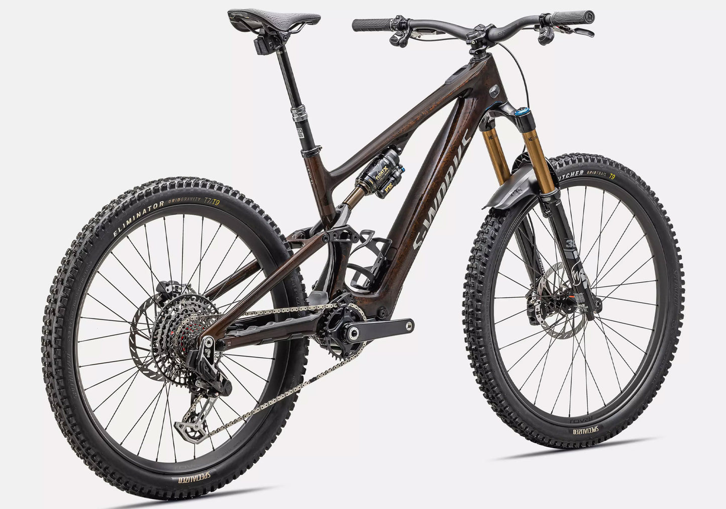 2025 Specialized S-Works Turbo Levo SL Electric Mountain Bike, Brown Tint