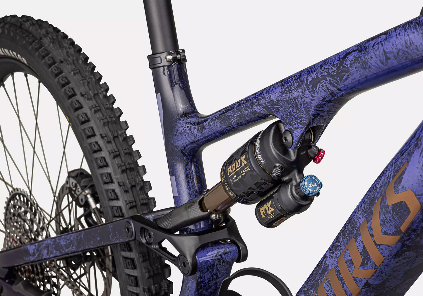 2025 Specialized S-Works Turbo Levo SL Unisex Electric Mountain Bike, Powdered Indigo