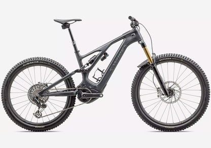 2023 Specialized S-Works Turbo Levo T-Type, Unisex Electric Mountain Bike - Gloss Black Liquid Metal