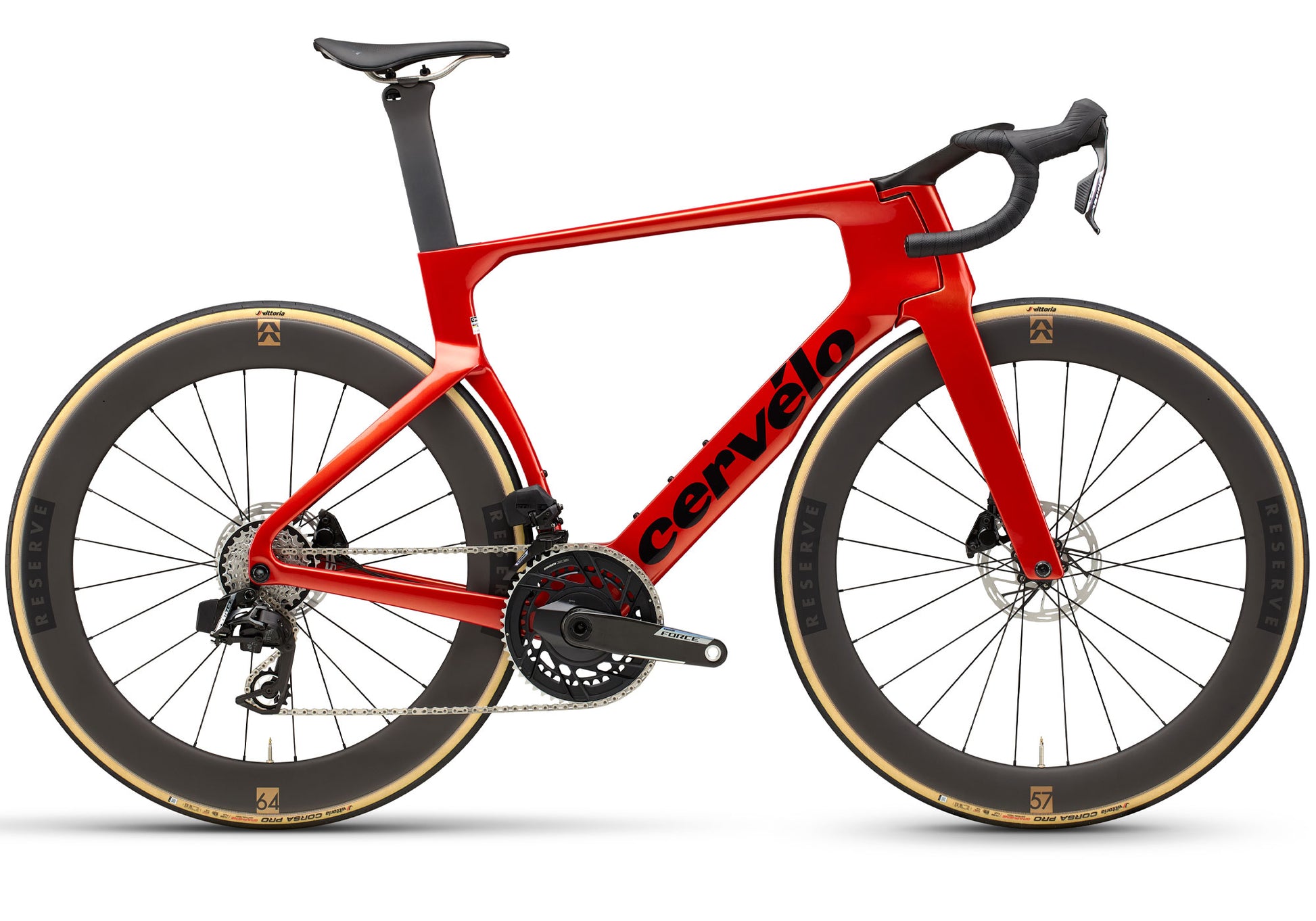 2026 Cervelo S5 Force AXS Unisex Road Bike, Carnelian
