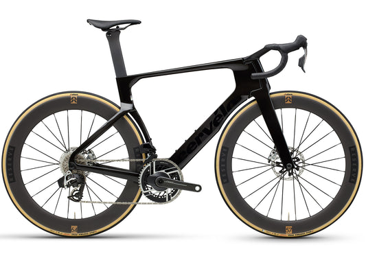 2026 Cervélo S5 Red AXS Unisex Road Bike, Five Black