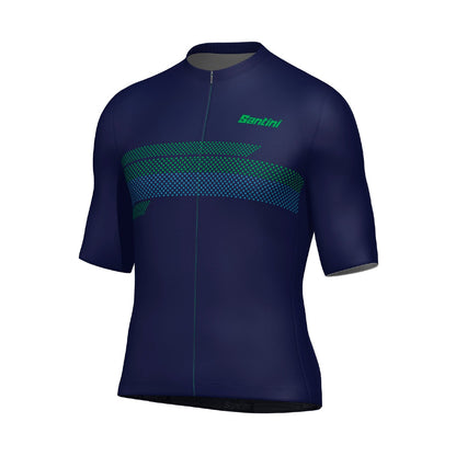 Santini Men's Horizon Classic Fit Jersey - Nautica image 4