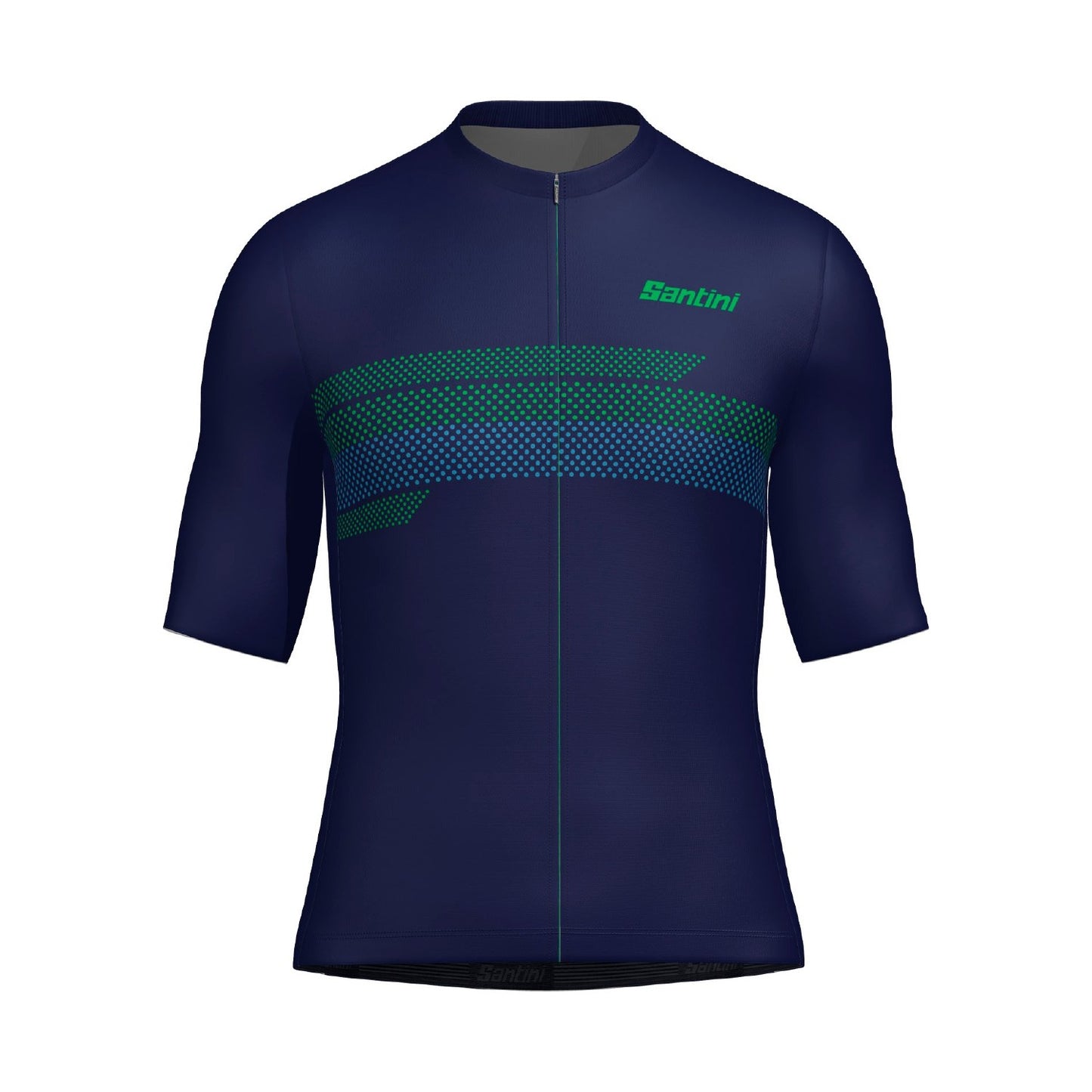 Santini Men's Horizon Classic Fit Jersey - Nautica image 1