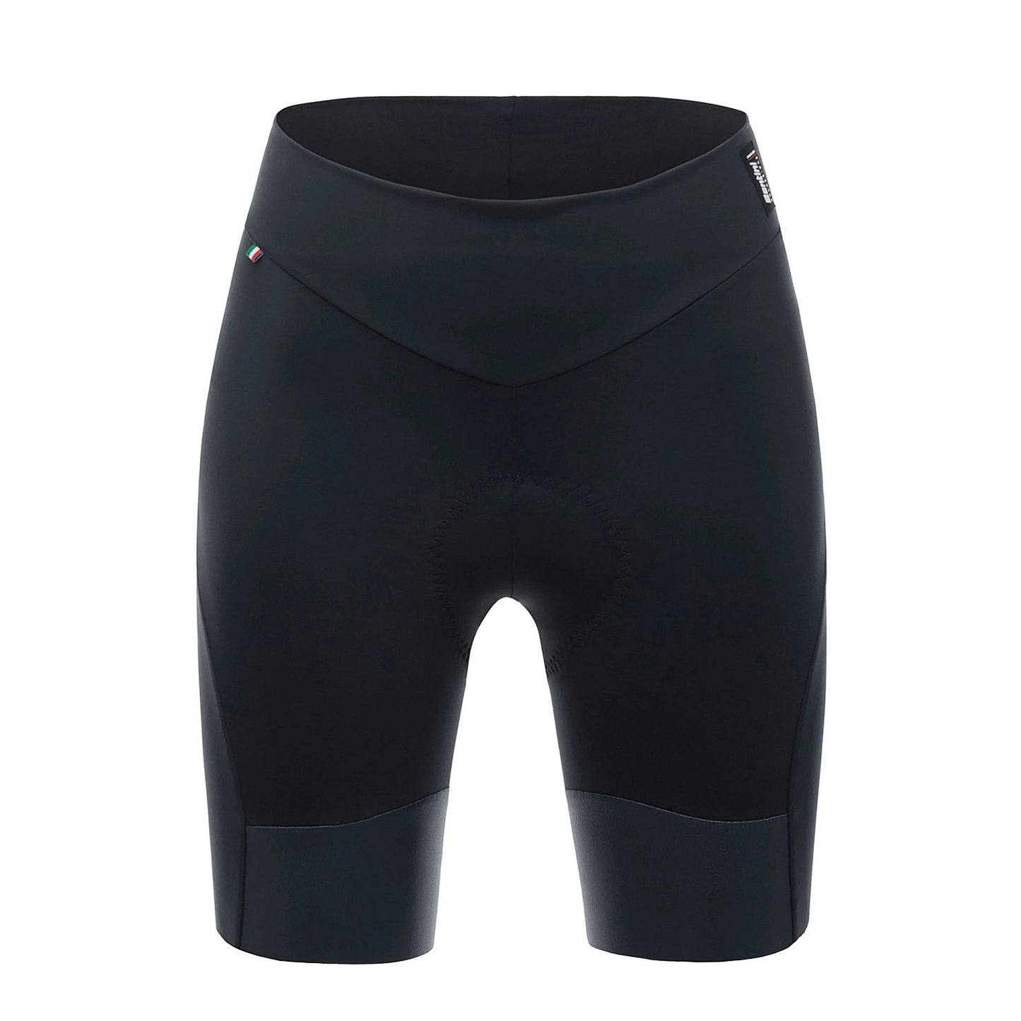 Santini Women's Alba Gil Evo Gel Cycling Shorts - Black image 1