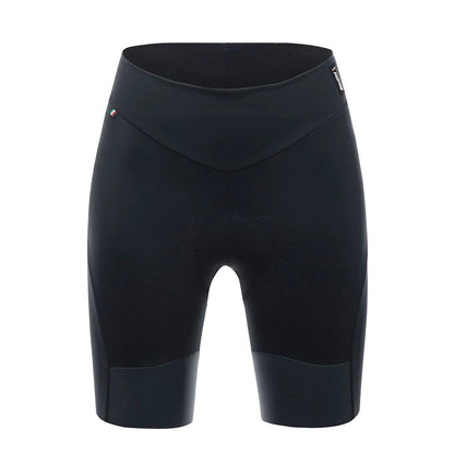 Santini Women's Alba Gil Evo Gel Cycling Shorts - Black image 1