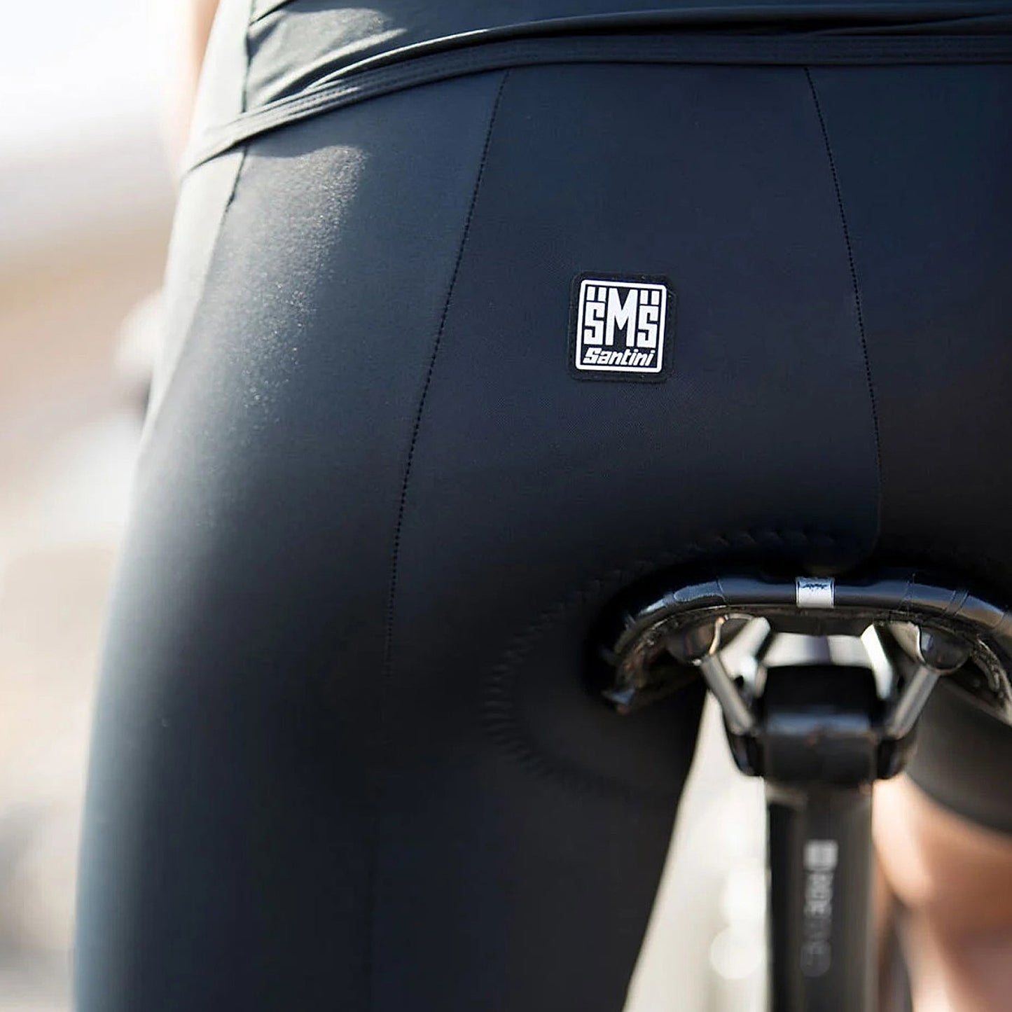 Santini Women's Alba Gil Evo Gel Cycling Shorts - Black image 4