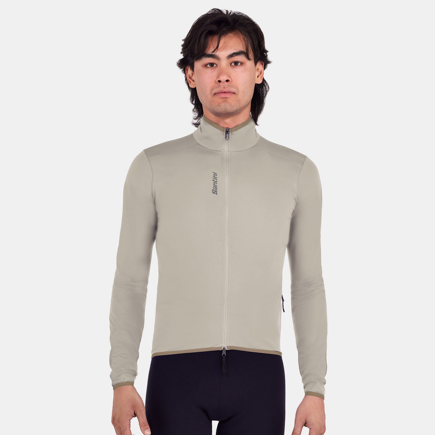 Santini Unisex Magic Packable Rain Jacket - Cappuccino image 2