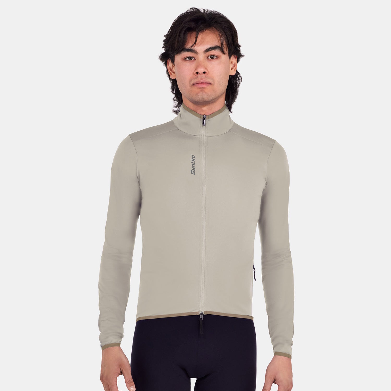 Santini Unisex Magic Packable Rain Jacket - Cappuccino image 2