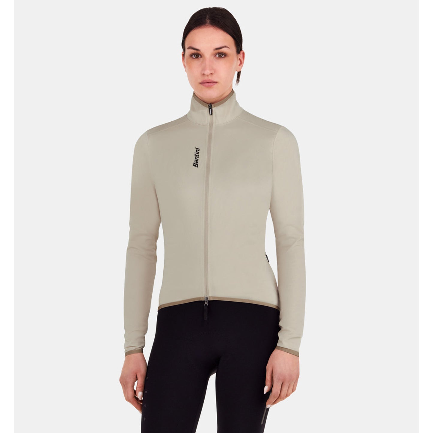 Santini Unisex Magic Packable Rain Jacket - Cappuccino image 3