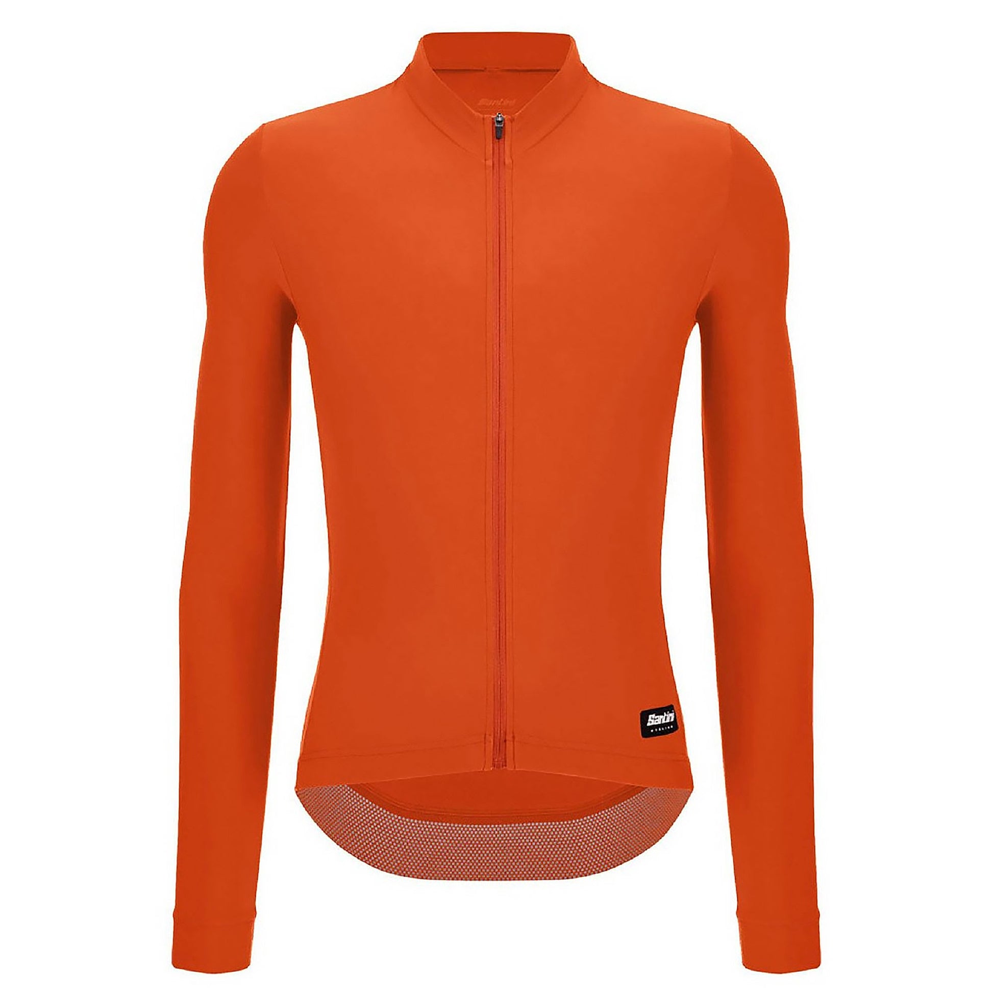 Santini RTR Long Sleeve Unisex Winter Fleece Jersey, Orange image 1